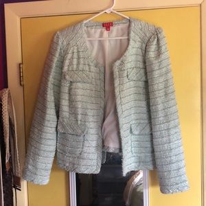 Elle Mint Tweed Jacket